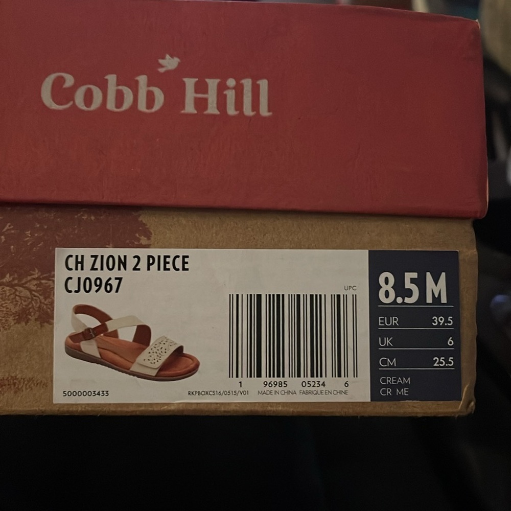 NEW Cobb Hill Leather Women's 2 Piece Zion, Vanilla - Picture 4 of 6
